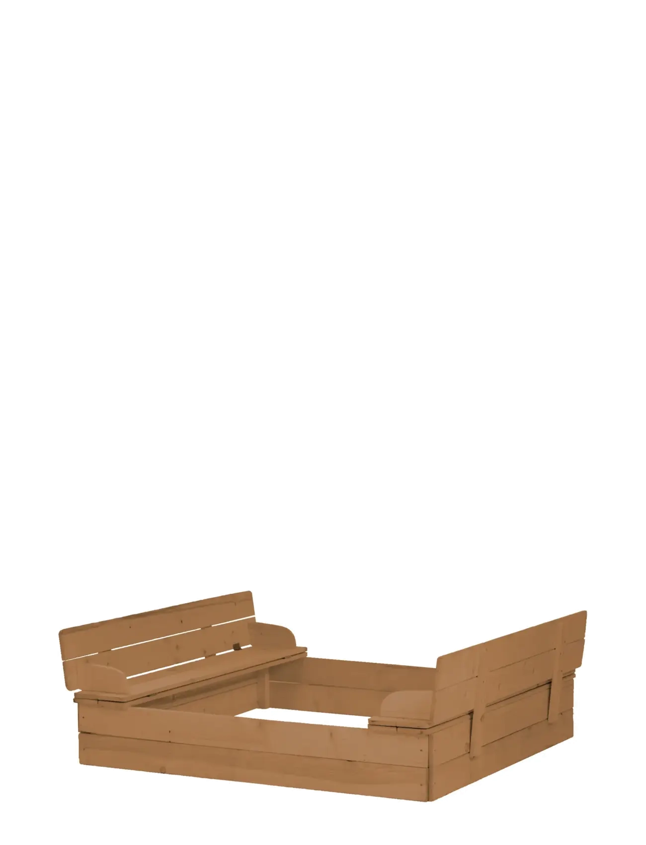 ROBA Sandbox with lids convertible to benches - Legetøj - BROWN / brown