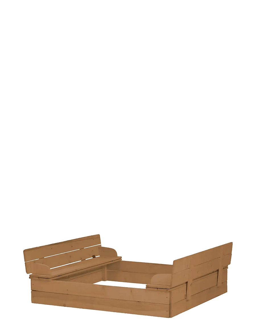 ROBA - Sandbox with lids convertible to benches - sandkasten - brown - 0