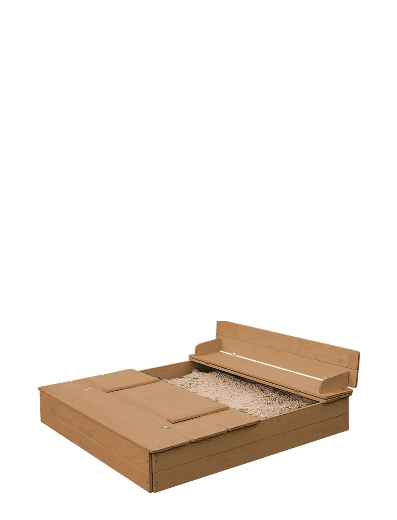 ROBA - Sandbox with lids convertible to benches - brown - 2