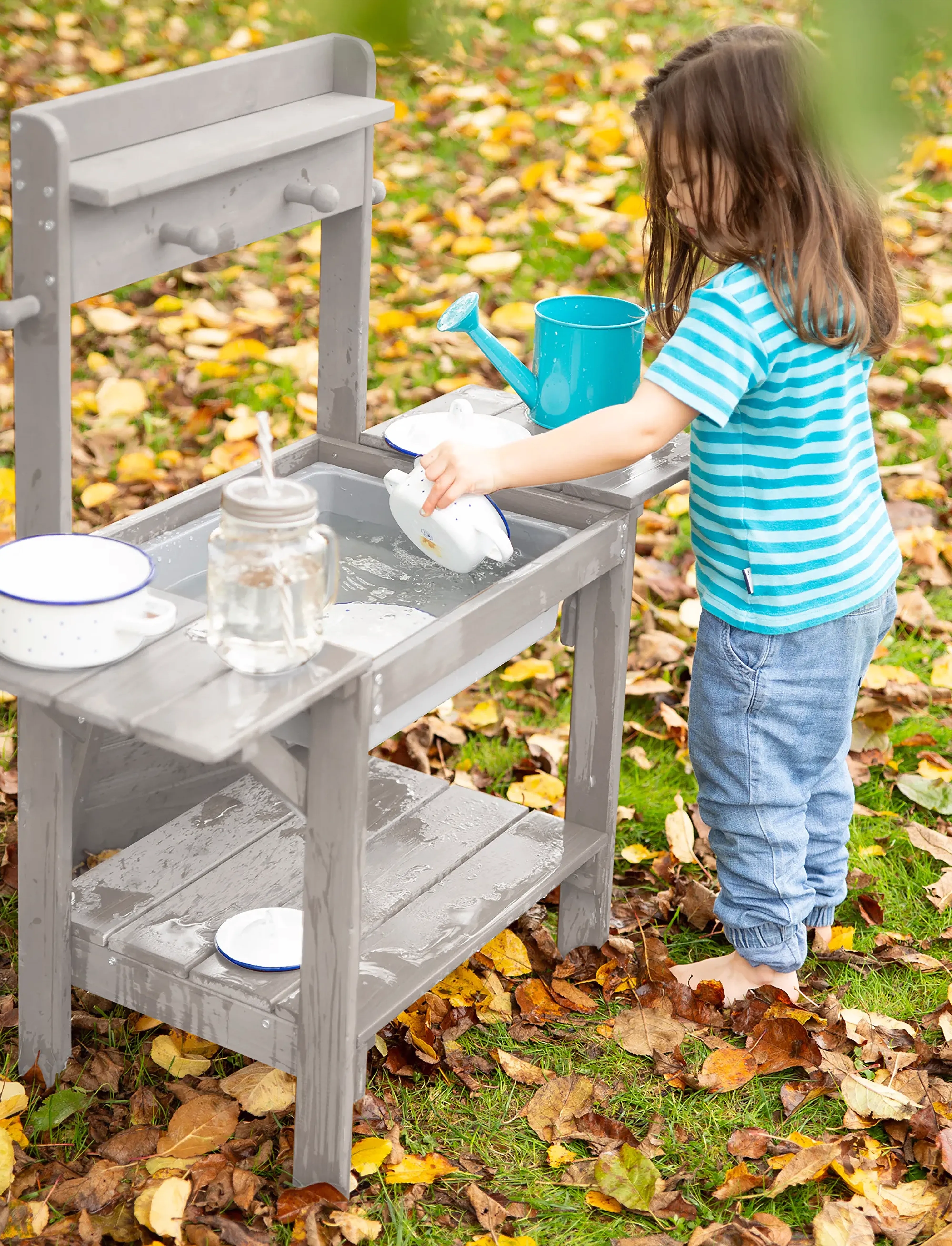 ROBA Mud Kitchen 'Midi', One Size, Toy & Accessories, Beige - Kitchens, Kinder