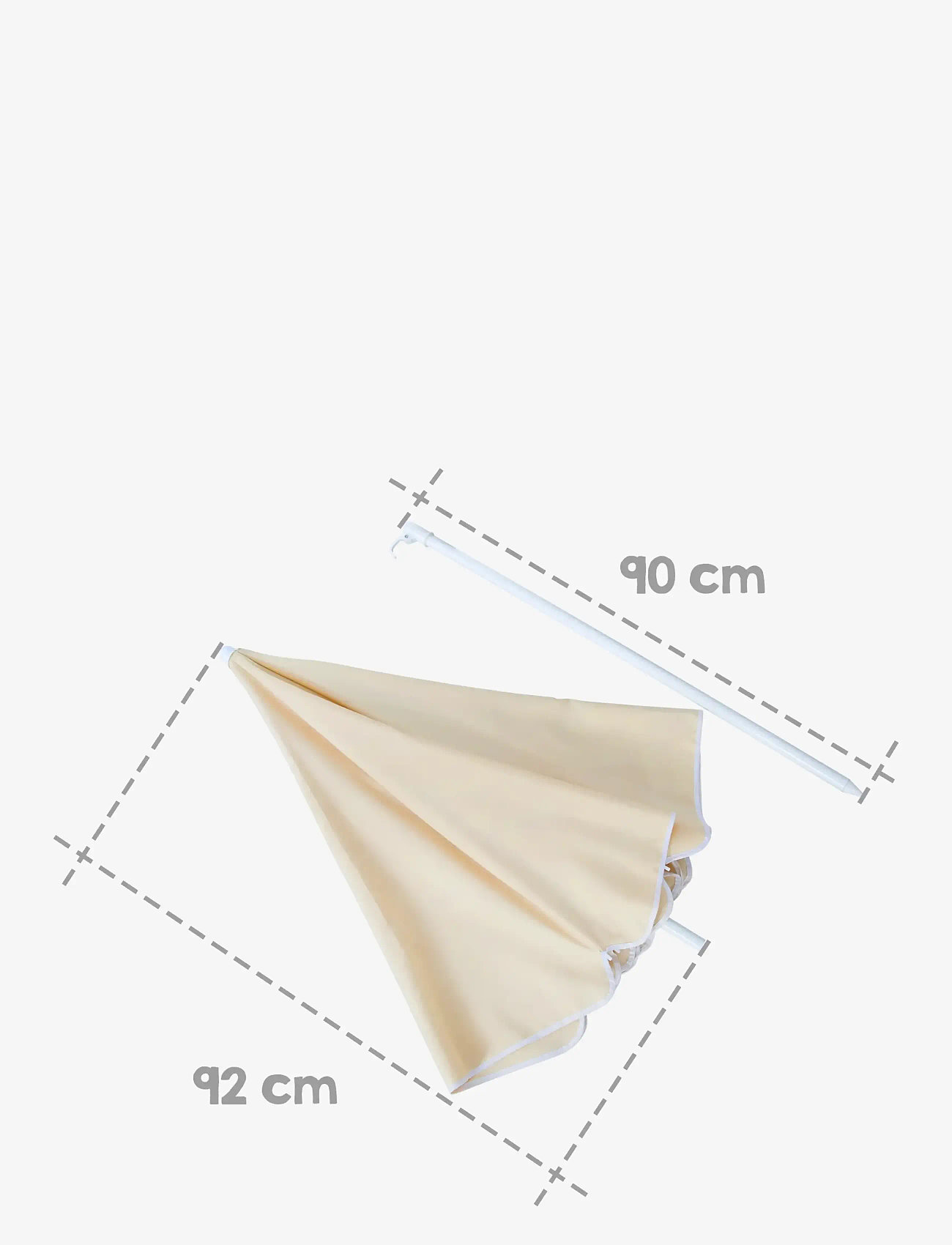 ROBA - Sun parasol set - utemöbler - beige - 2