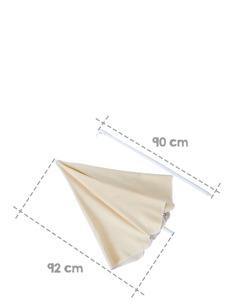 ROBA - Sun parasol set - utemöbler - beige - 2