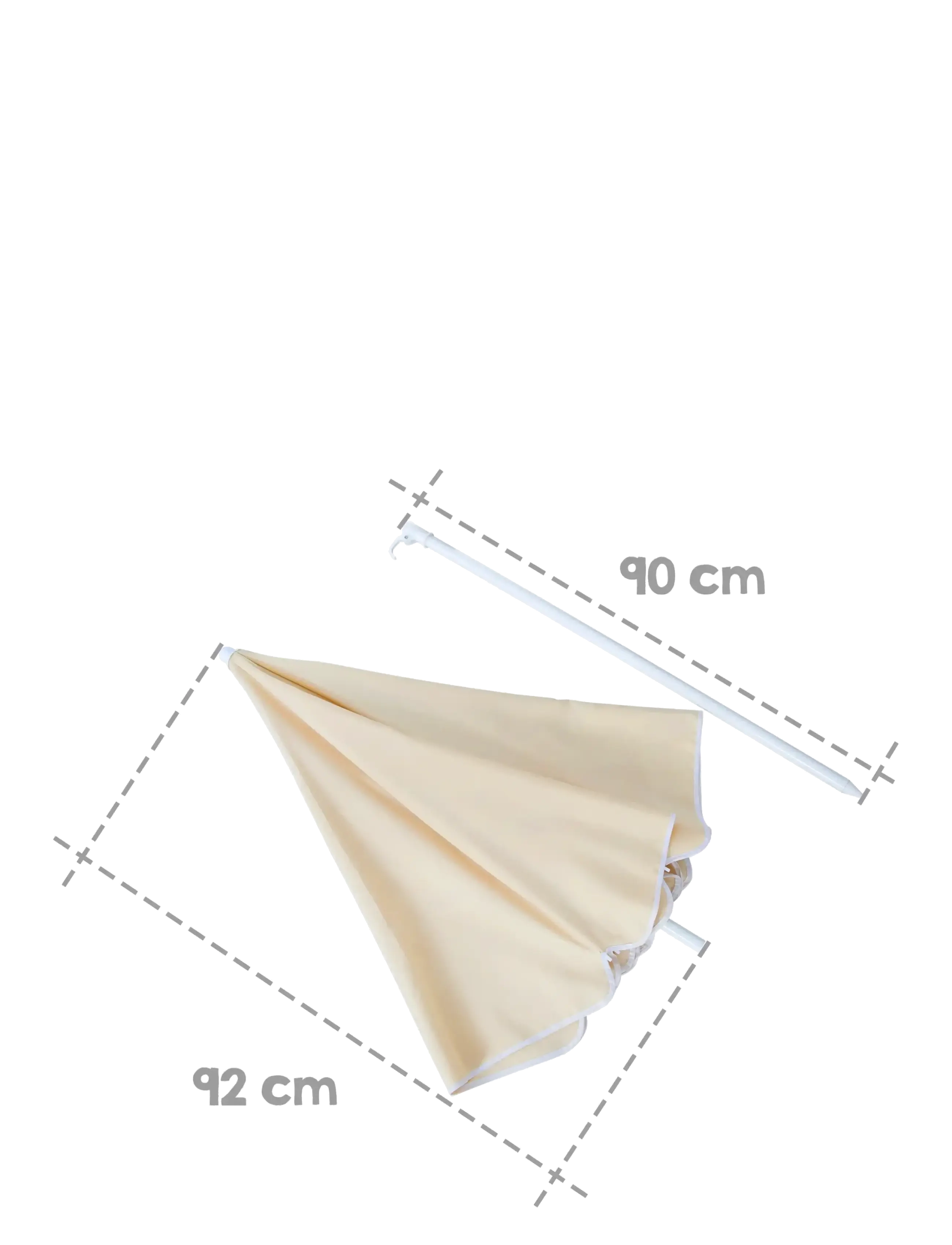ROBA - Sun parasol set - havemøbler - beige - 2