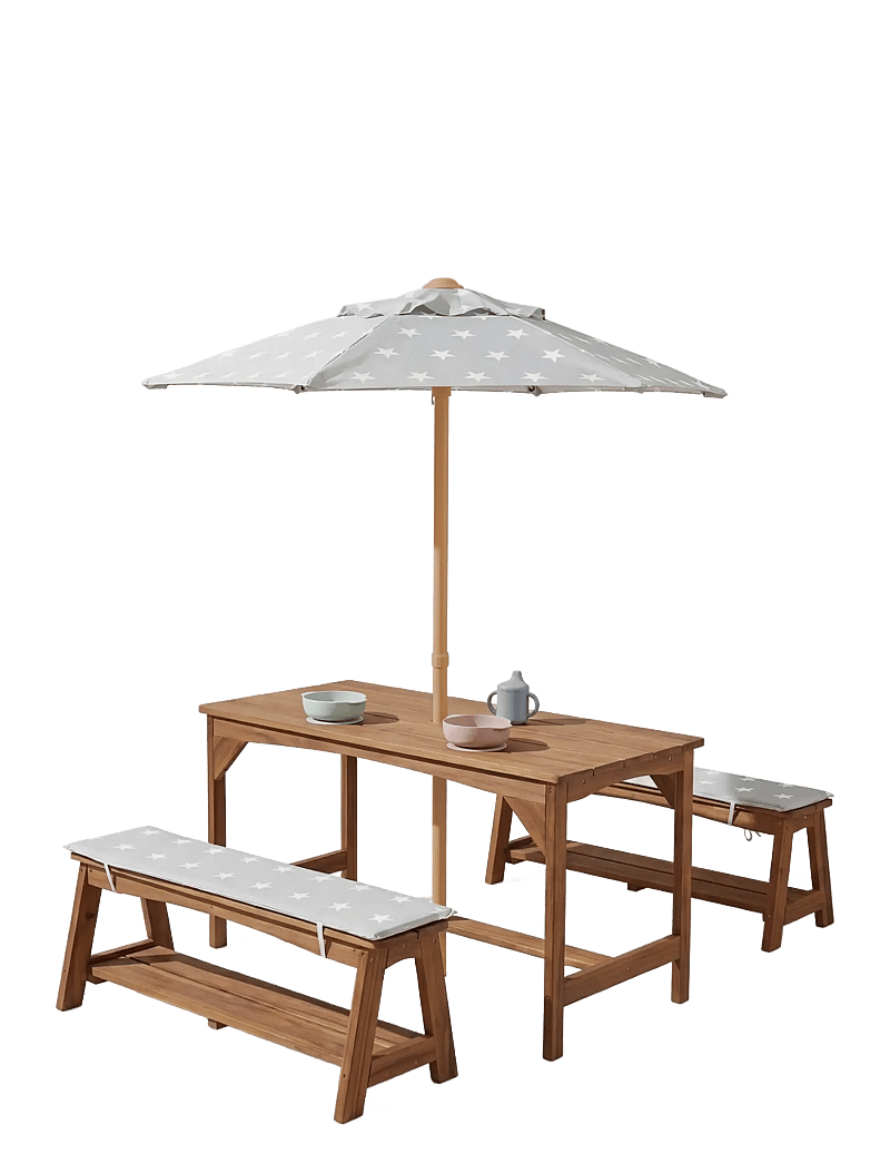 ROBA - Seating group - utemöbler - teakholz farben - 0