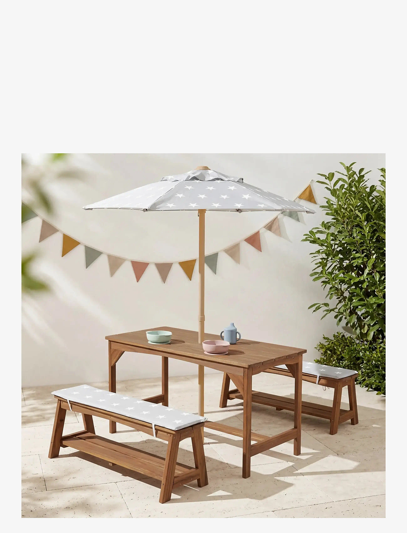 ROBA - Seating group - utemöbler - teakholz farben - 3