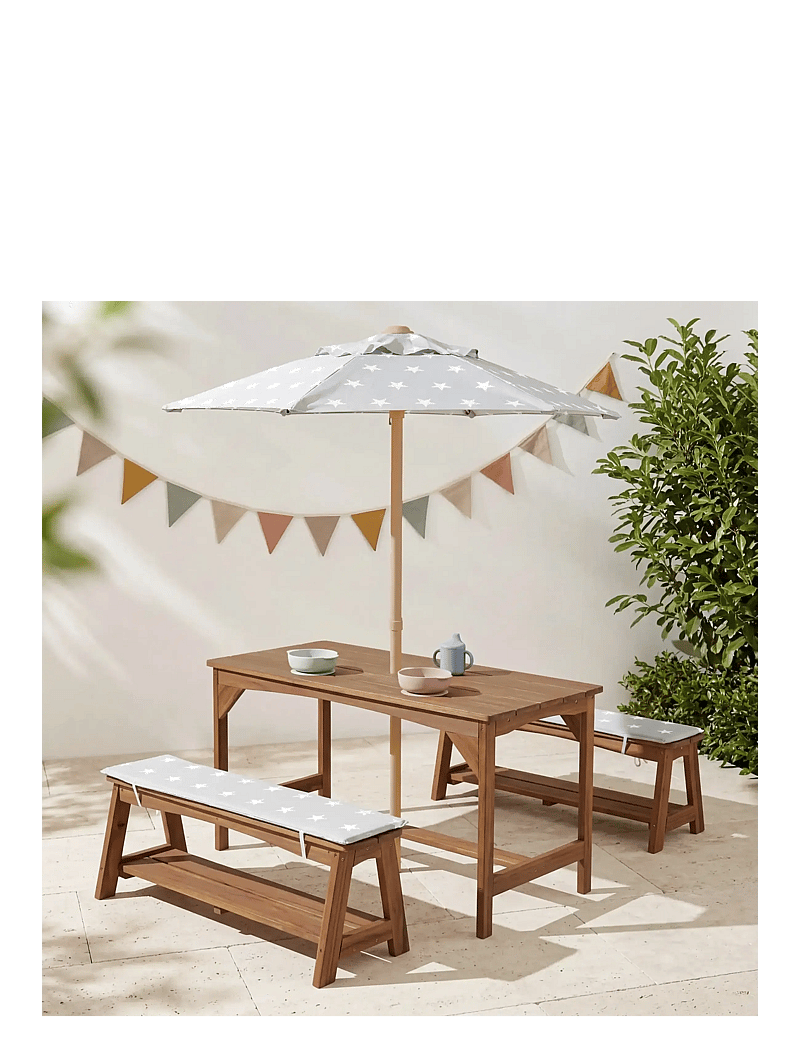 ROBA - Seating group - utemöbler - teakholz farben - 3