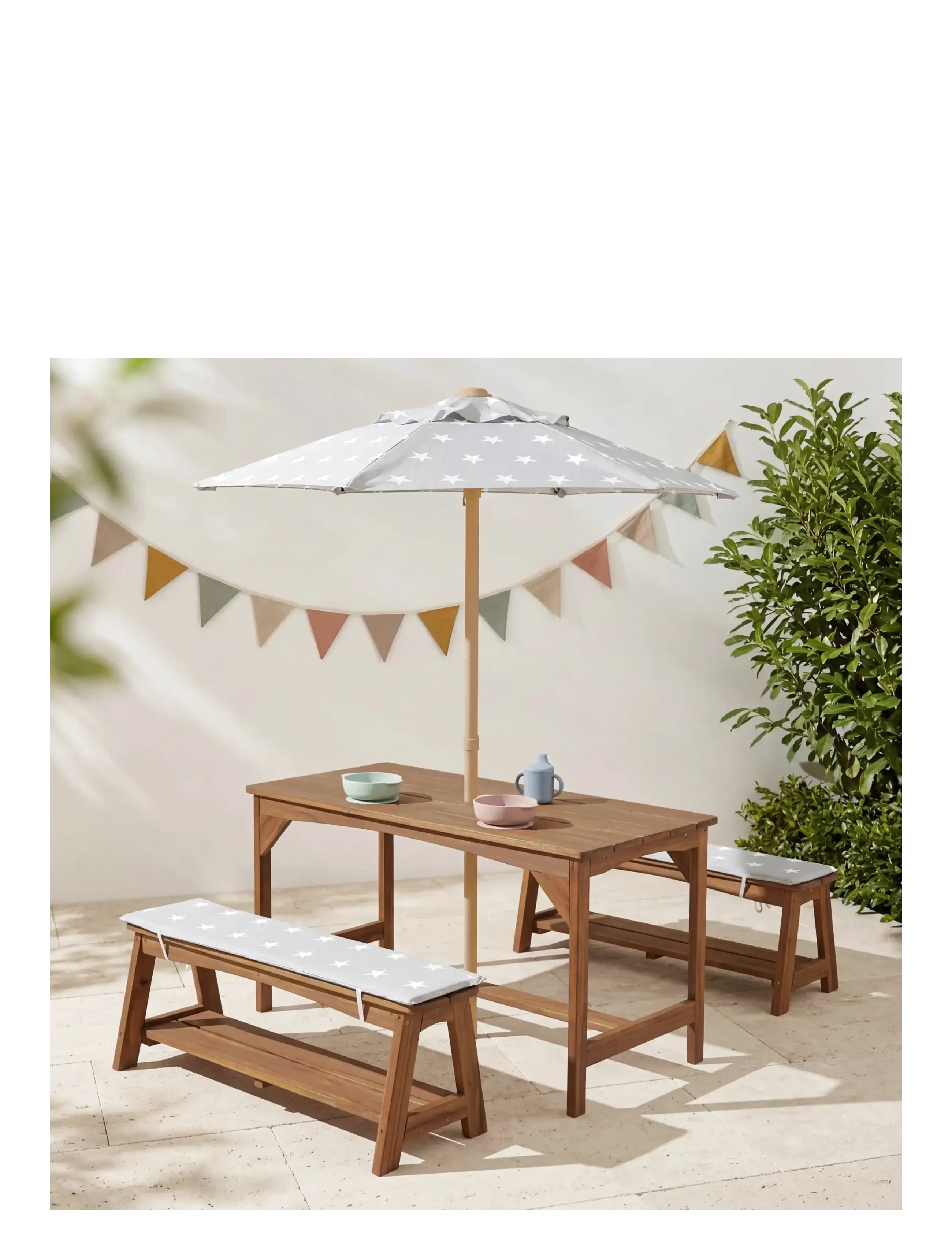 ROBA - Seating group - ulkokalusteet - teakholz farben - 3