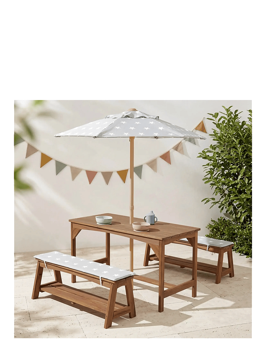 ROBA - Seating group - ulkokalusteet - teakholz farben - 3