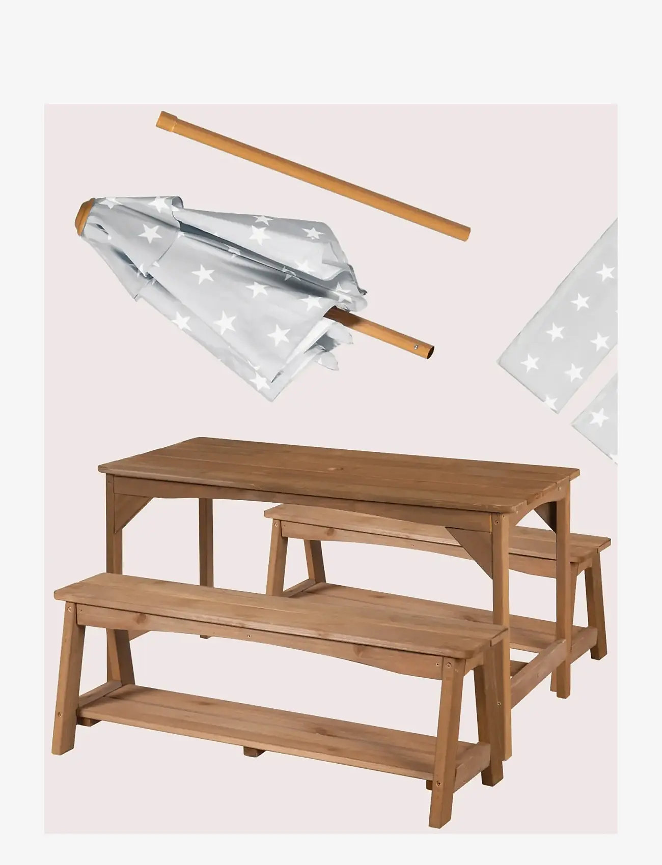 ROBA - Seating group - utemöbler - teakholz farben - 4
