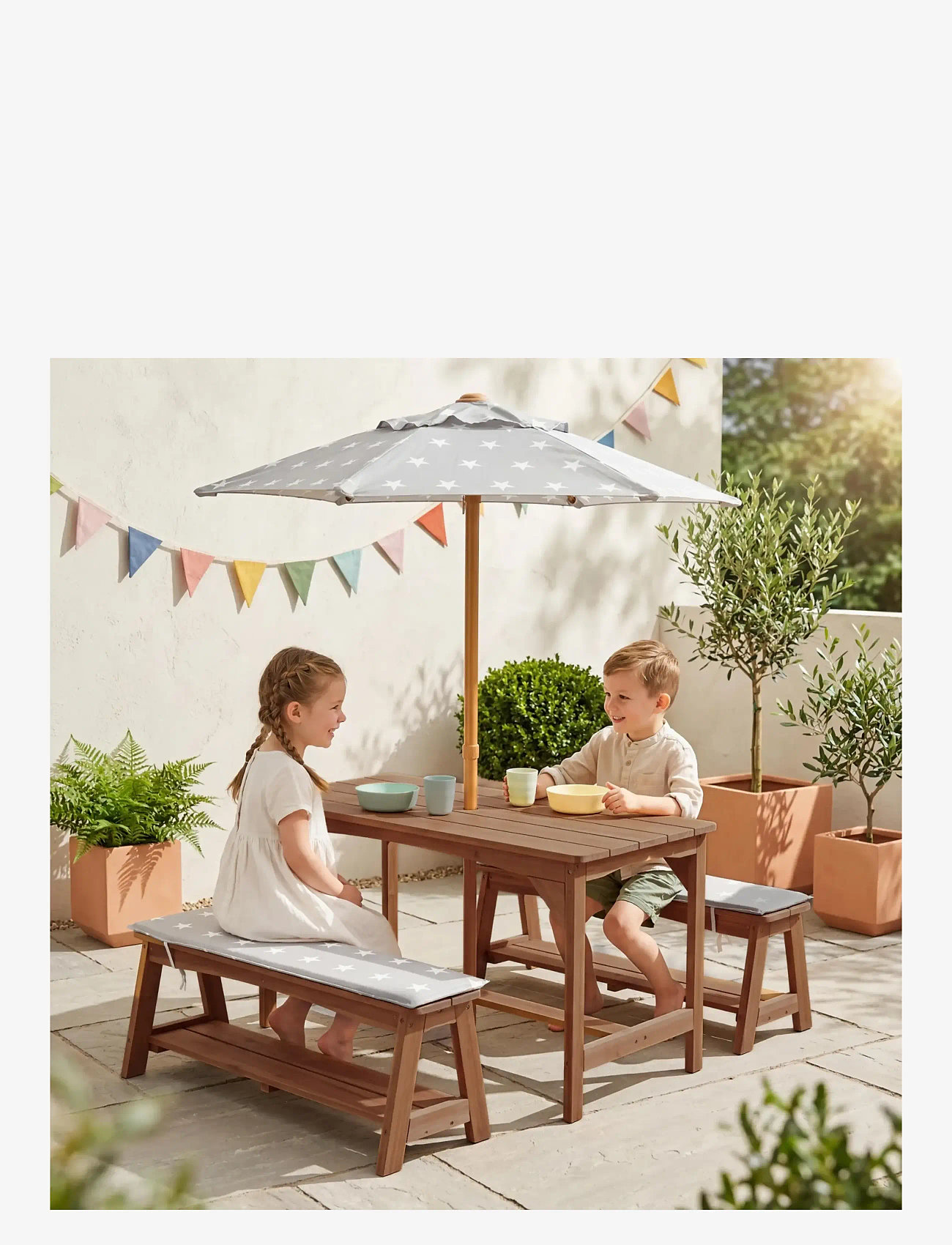 ROBA - Seating group - utemöbler - teakholz farben - 5