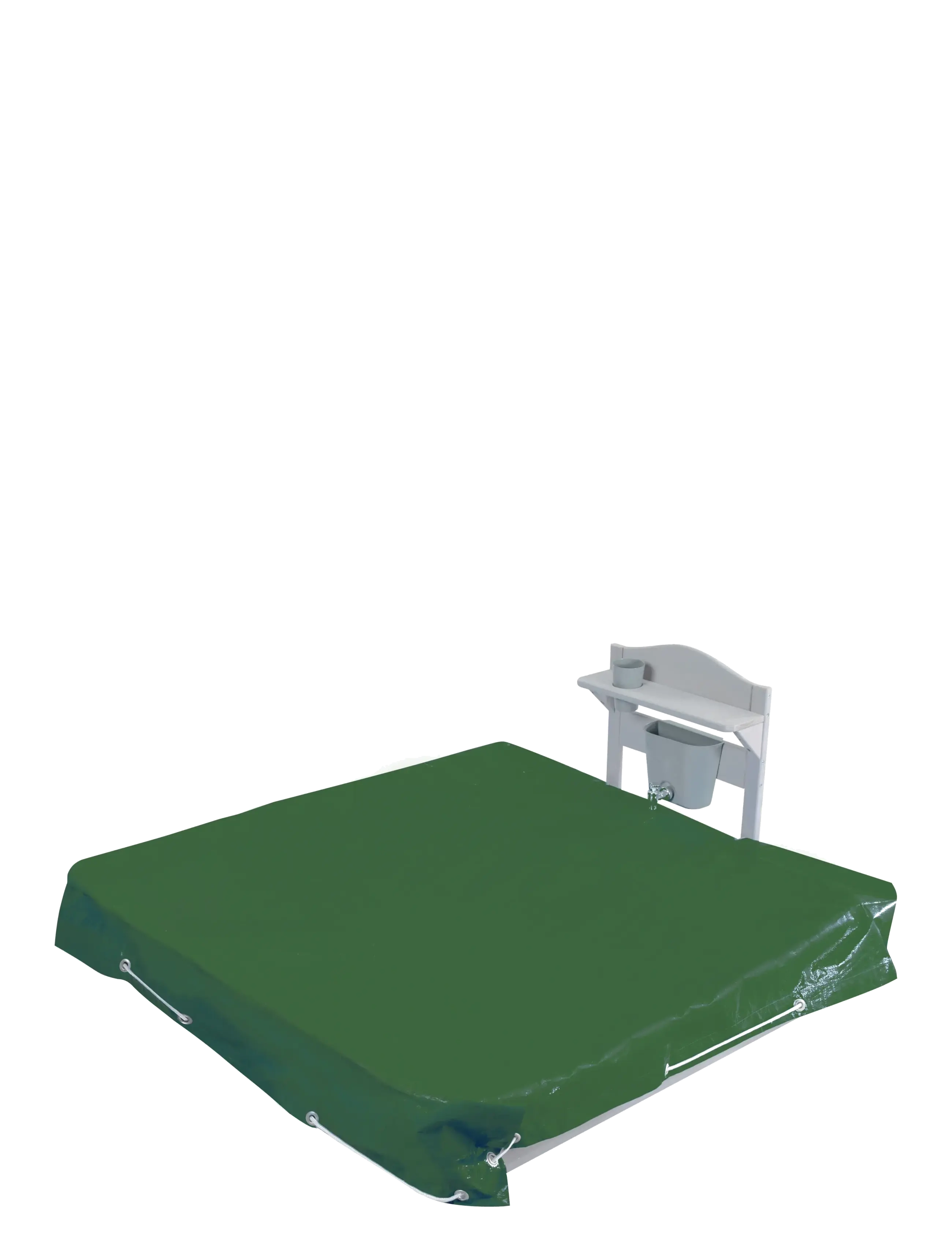 ROBA - Sandpit with large mud kitchen and cover, - gray - 3