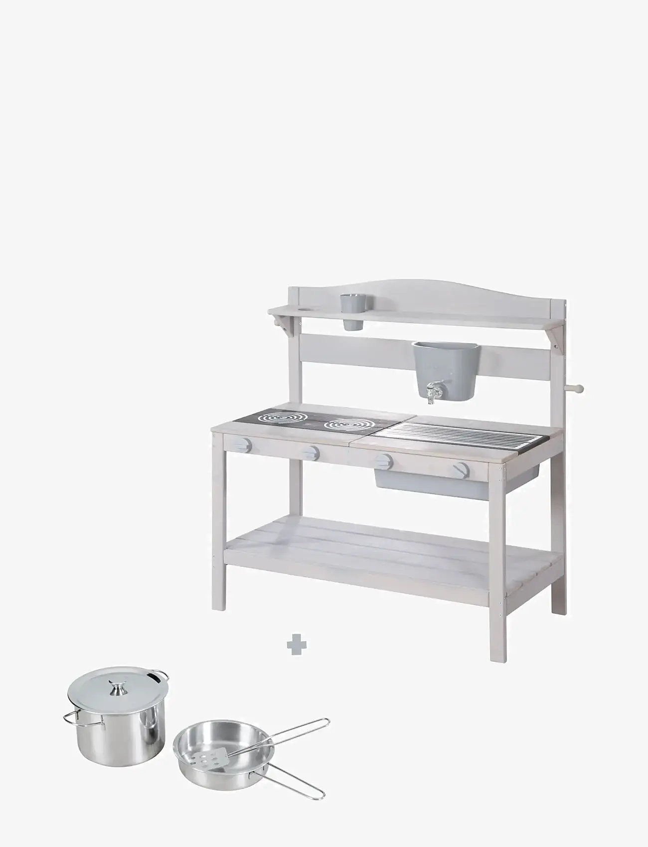 ROBA - Mud Kitchen with Accessories - mänguköögid - grey - 2
