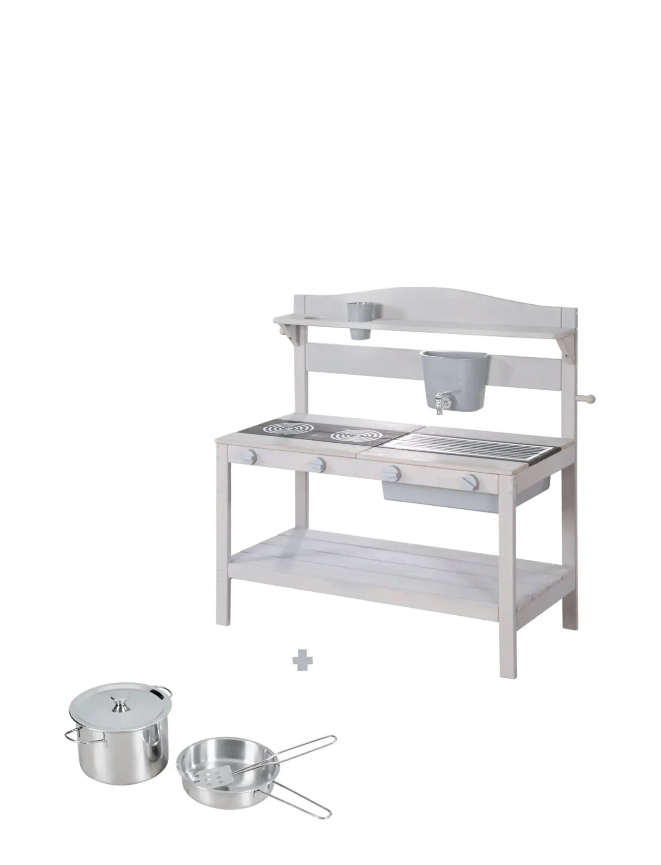 ROBA - Mud Kitchen with Accessories - toy kitchens - grey - 2