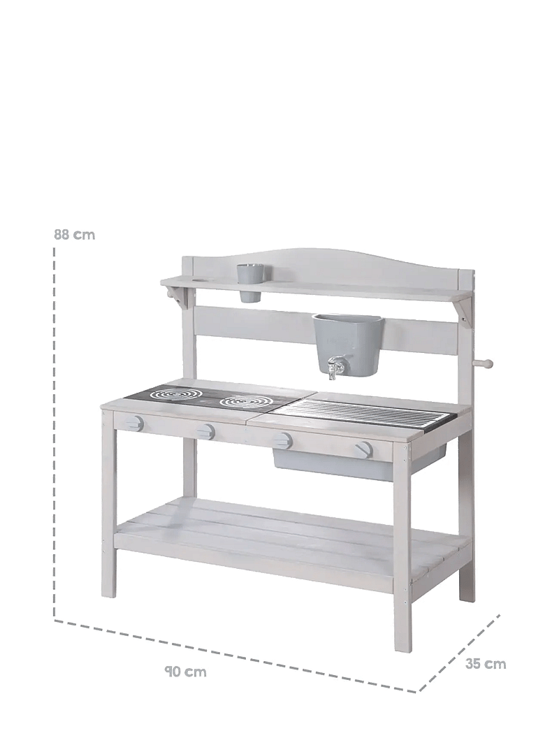 ROBA - Mud Kitchen with Accessories - mänguköögid - grey - 3