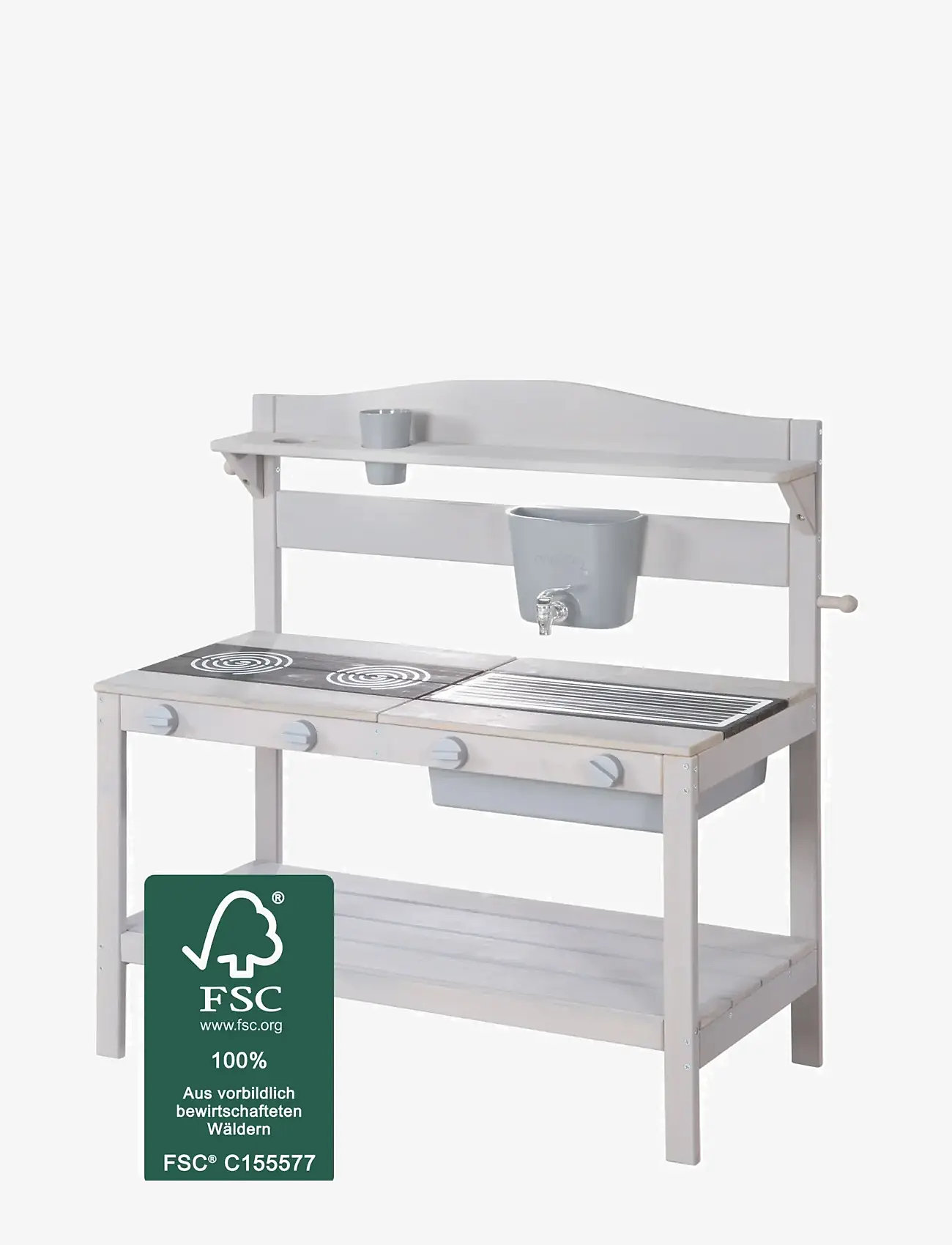 ROBA - Mud Kitchen with Accessories - mänguköögid - grey - 4