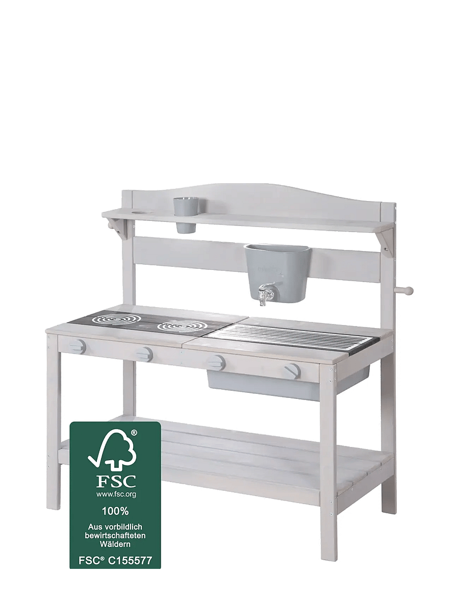 ROBA - Mud Kitchen with Accessories - leksakskök - grey - 4