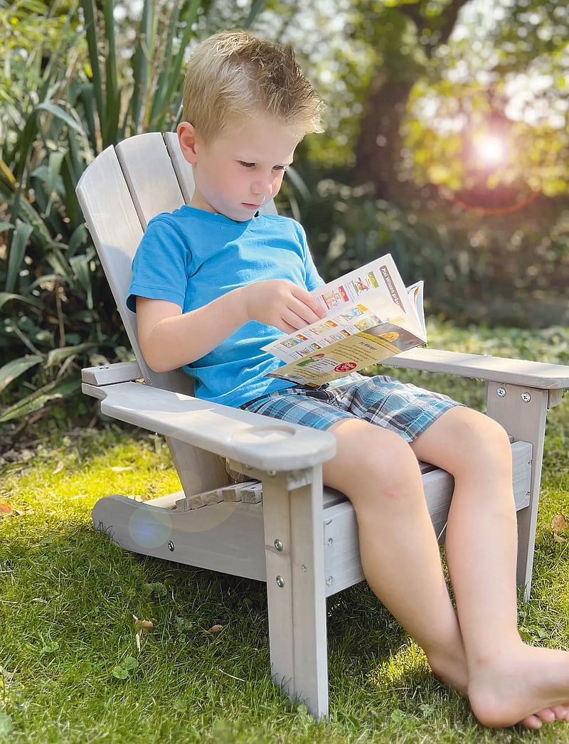 ROBA - Outdoor Garden Chair for Kids - välimööbel - gray - 0
