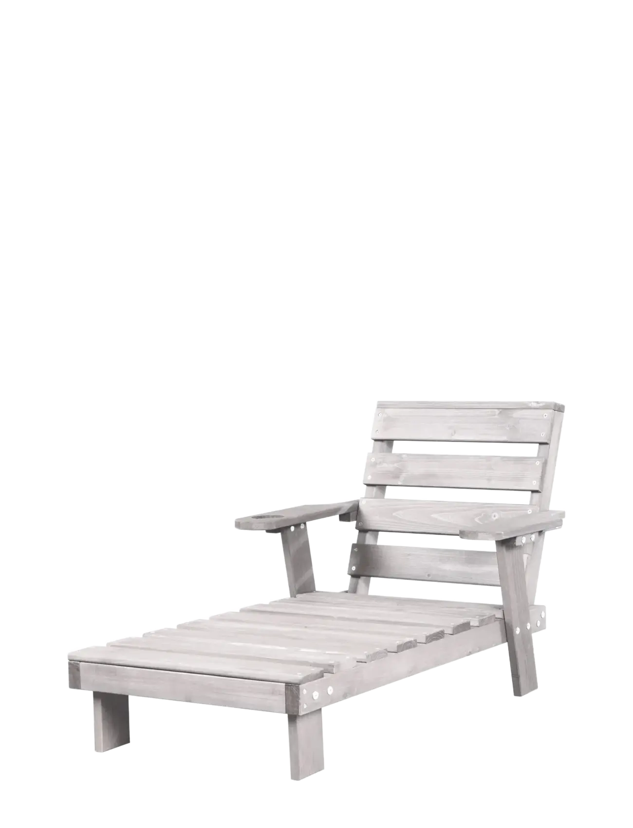 ROBA - Garden Lounger for Children - välimööbel - gray - 4