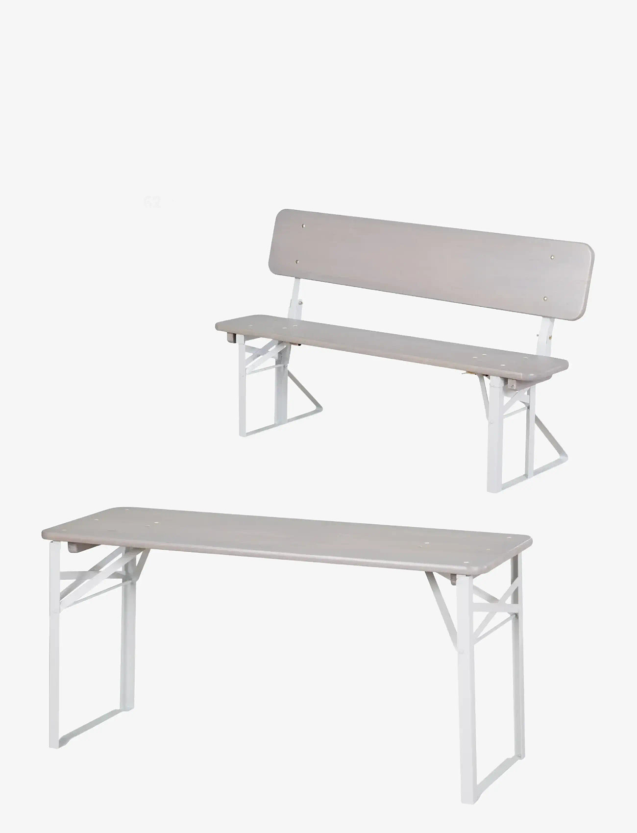 ROBA - Children's party set with backrest - utemöbler - gray - 2