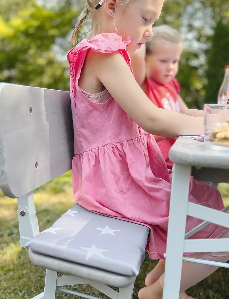 ROBA - Children's party set with backrest - utemöbler - gray - 0