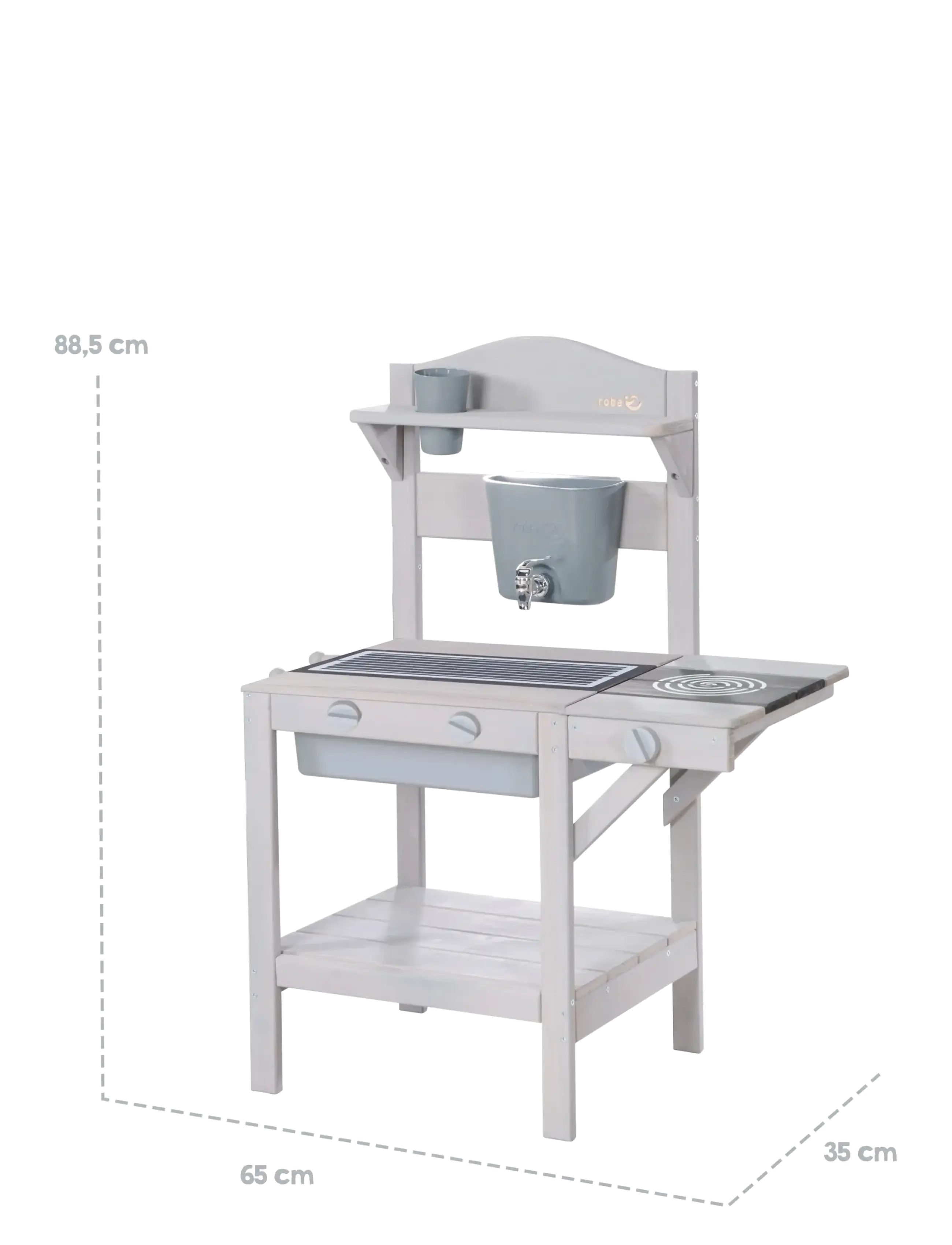 ROBA - Outdoor play kitchen - legekøkkener & tilbehør - gray - 5