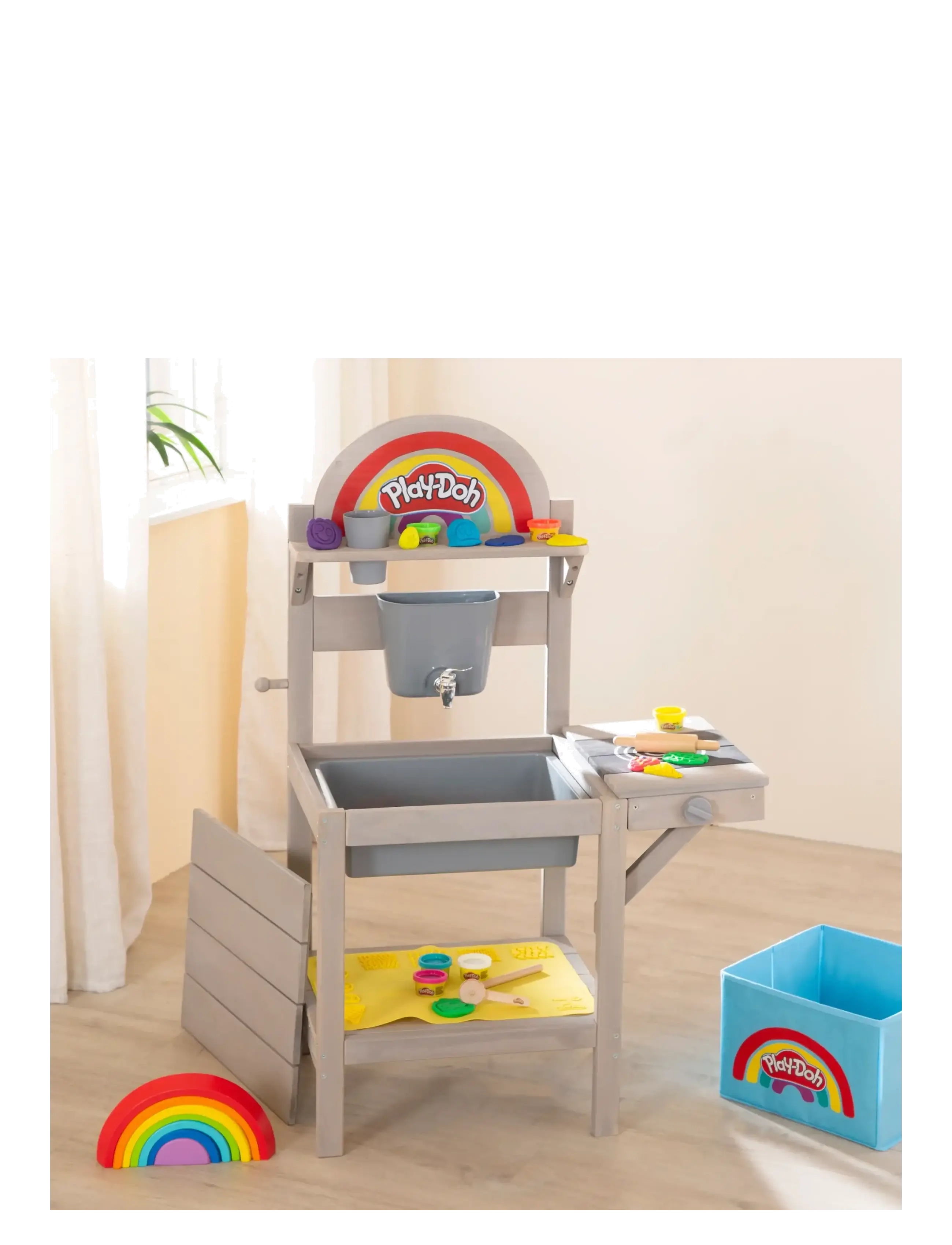 ROBA - Mudkitchen "roba x Play-Doh" - modellervoks - gray - 2