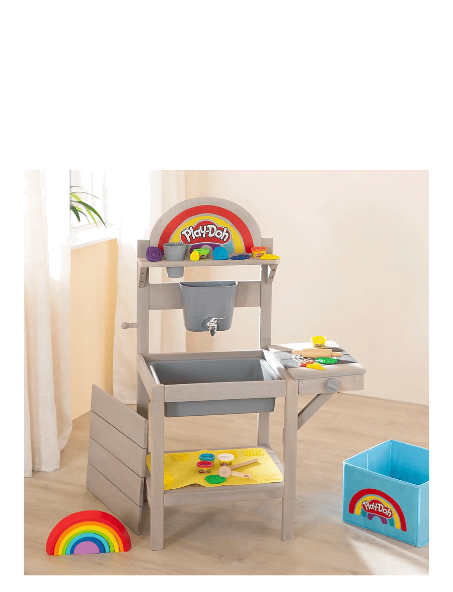 ROBA - Mudkitchen "roba x Play-Doh" - modellervoks - gray - 2