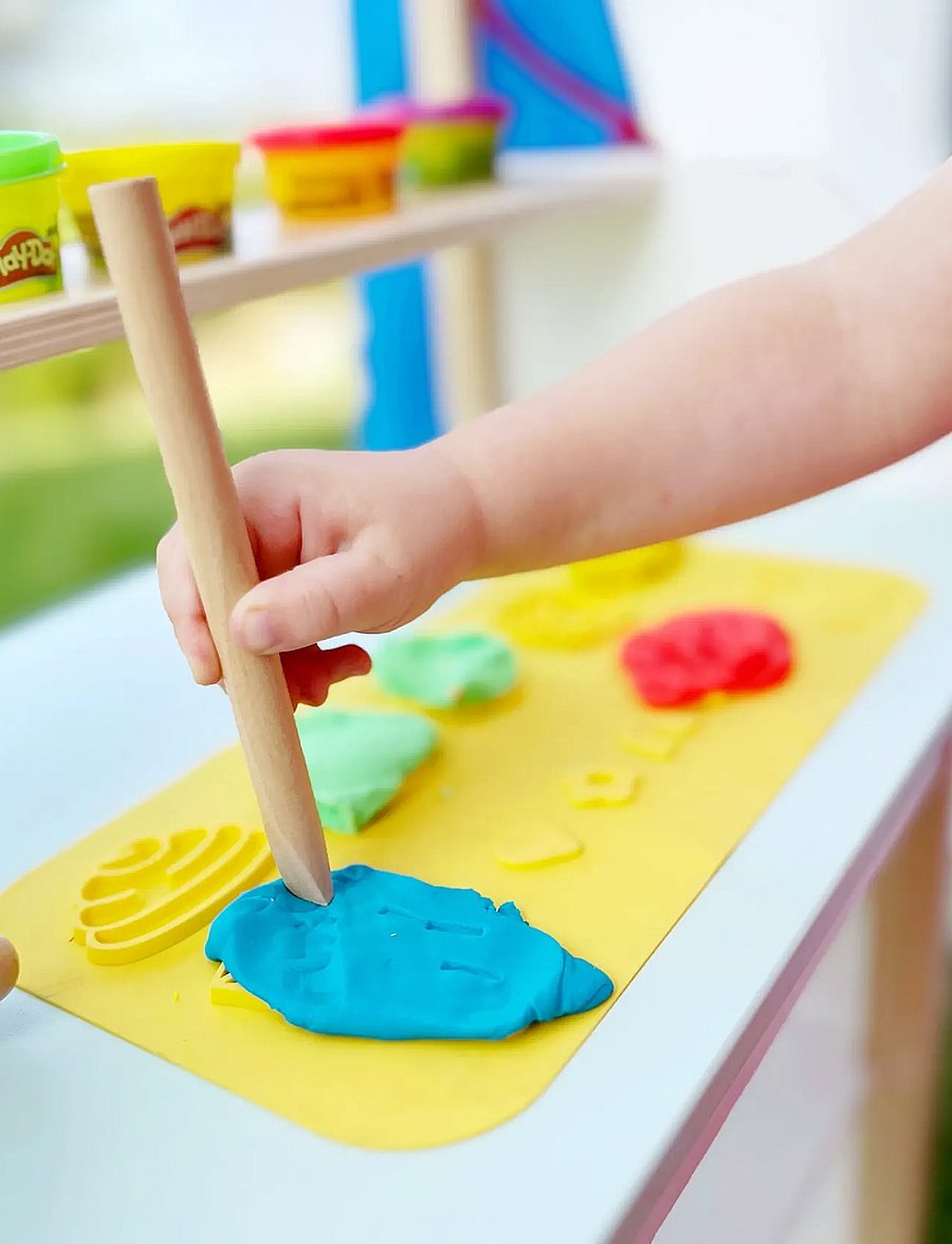 ROBA - Mudkitchen "roba x Play-Doh" - modellervoks - gray - 0