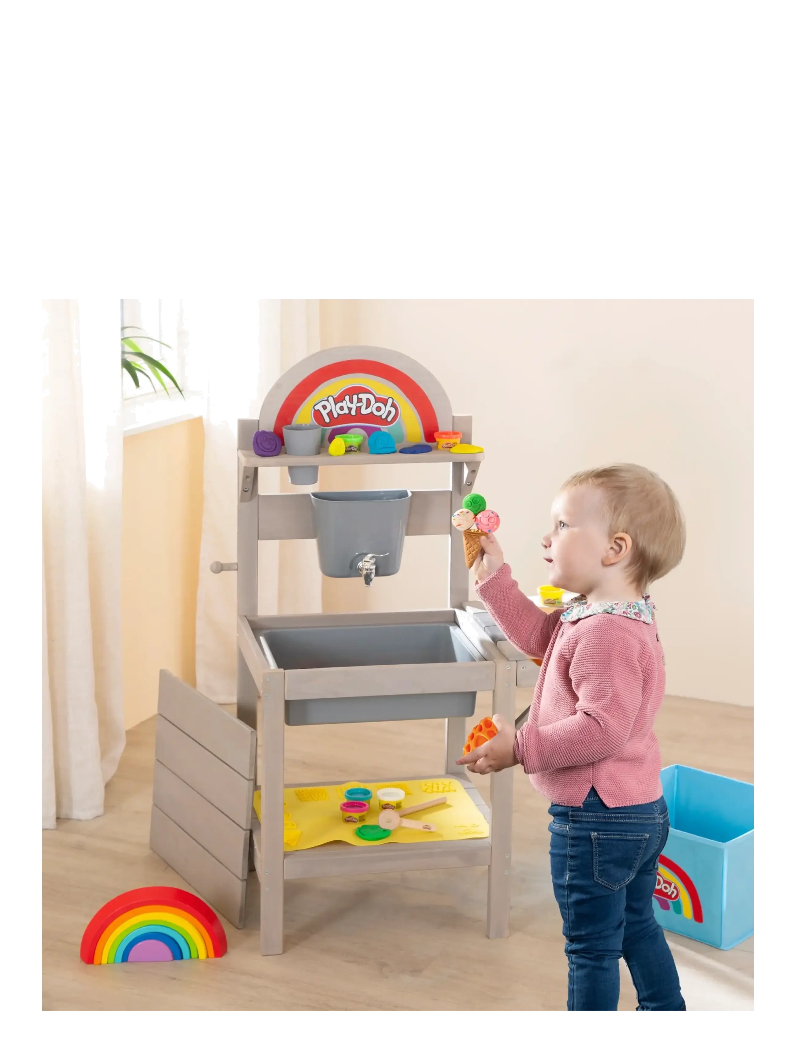 ROBA - Mudkitchen "roba x Play-Doh" - modellervoks - gray - 4