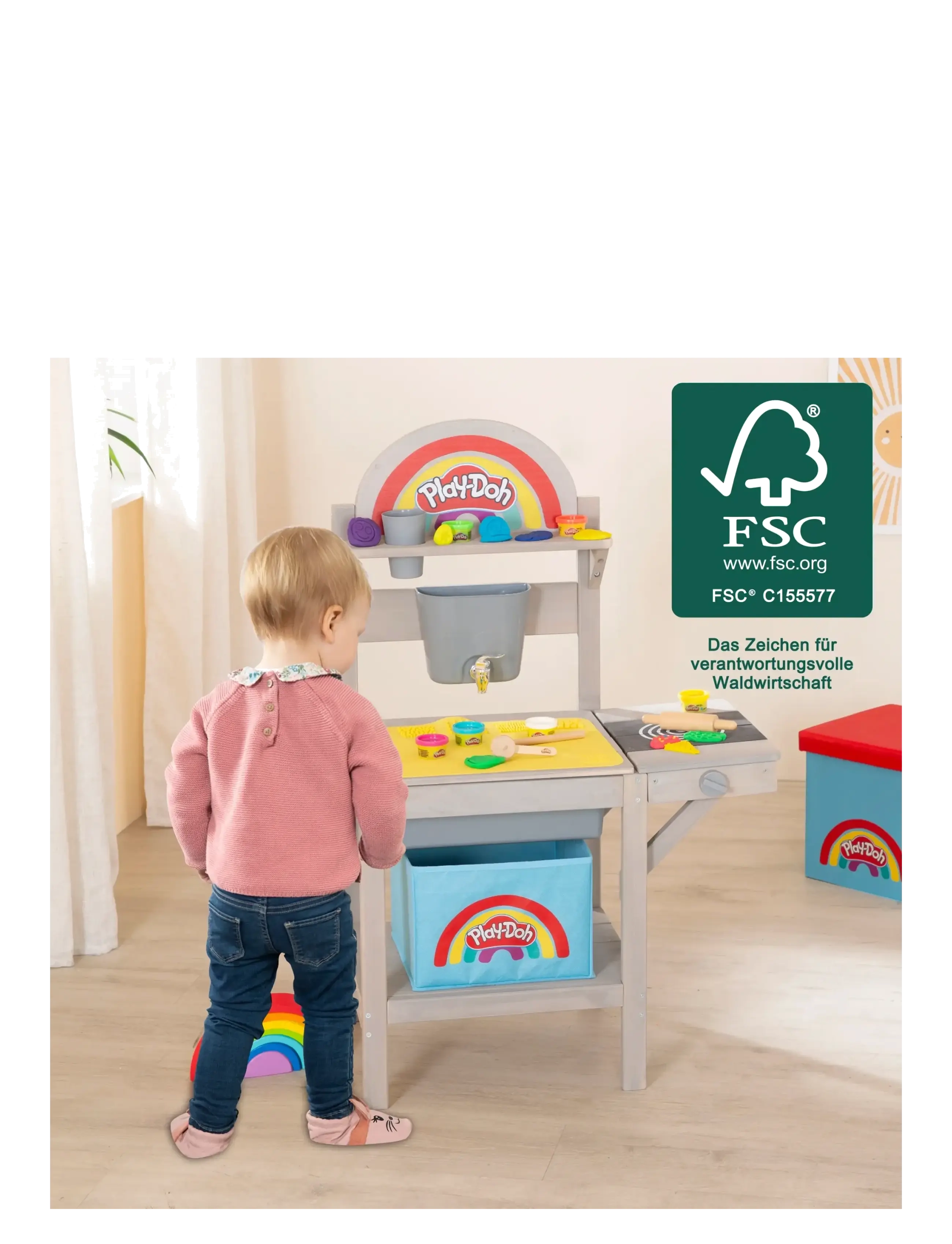 ROBA - Mudkitchen "roba x Play-Doh" - modellervoks - gray - 5