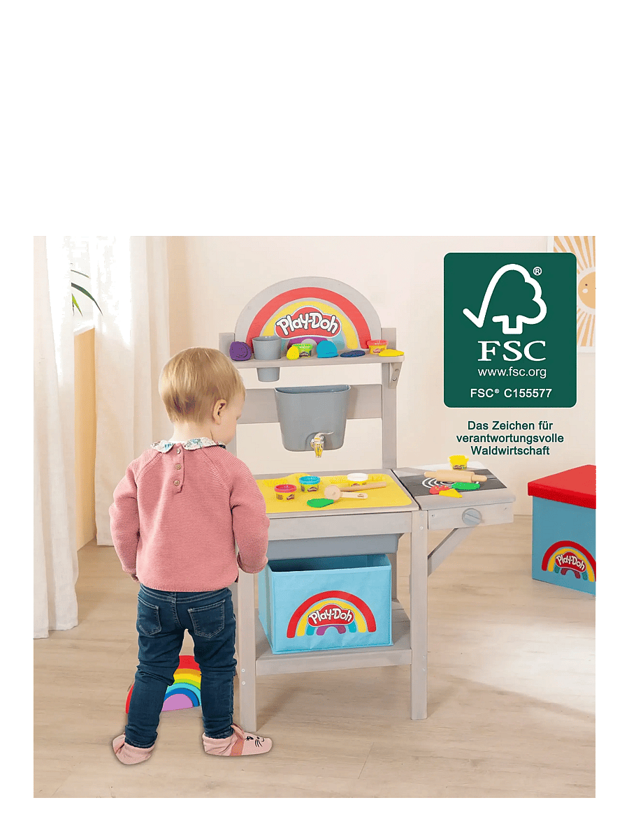 ROBA - Mudkitchen "roba x Play-Doh" - modellervoks - gray - 5