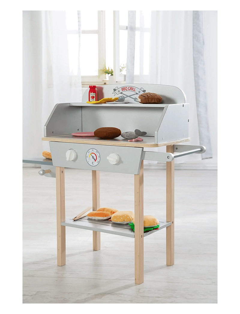 ROBA - BBQ Grill with accessories - toy kitchens - gray - 1
