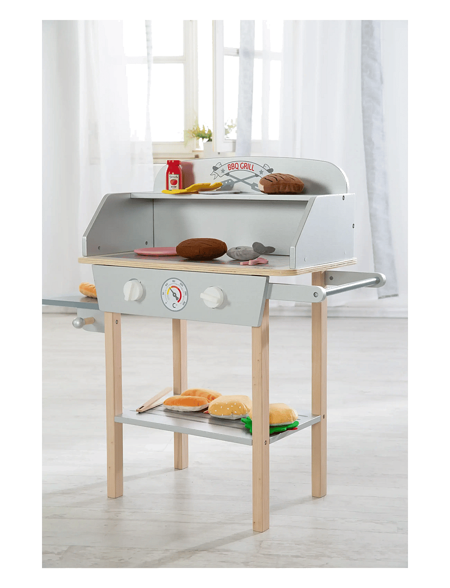 ROBA - BBQ Grill with accessories - legekøkkener - gray - 1
