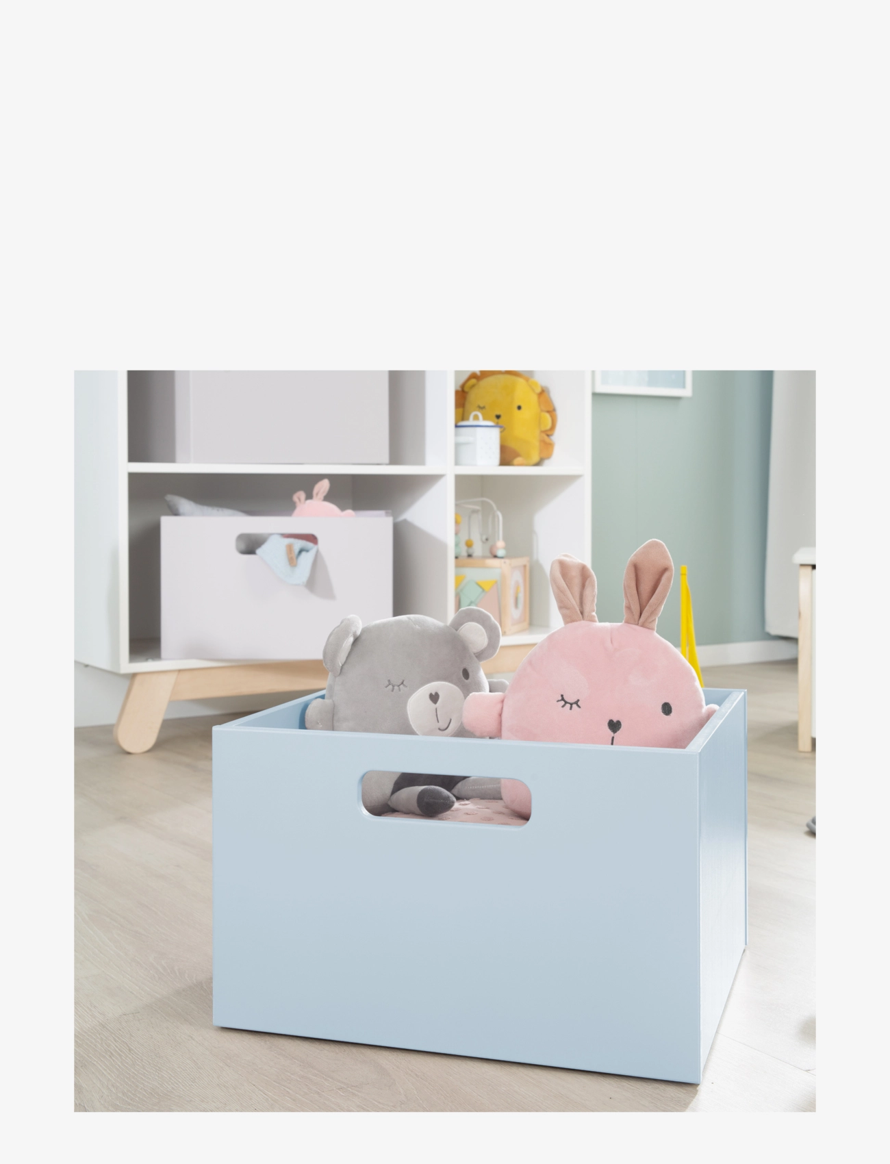 ROBA - Wooden Toy box - aufbewahrungsboxen - blue - 2