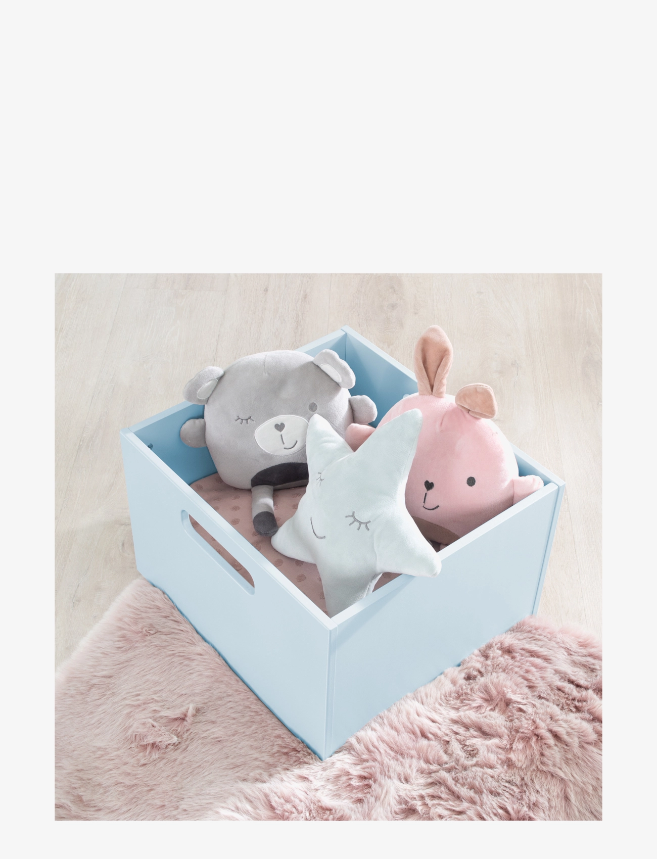 ROBA - Wooden Toy box - aufbewahrungsboxen - blue - 3