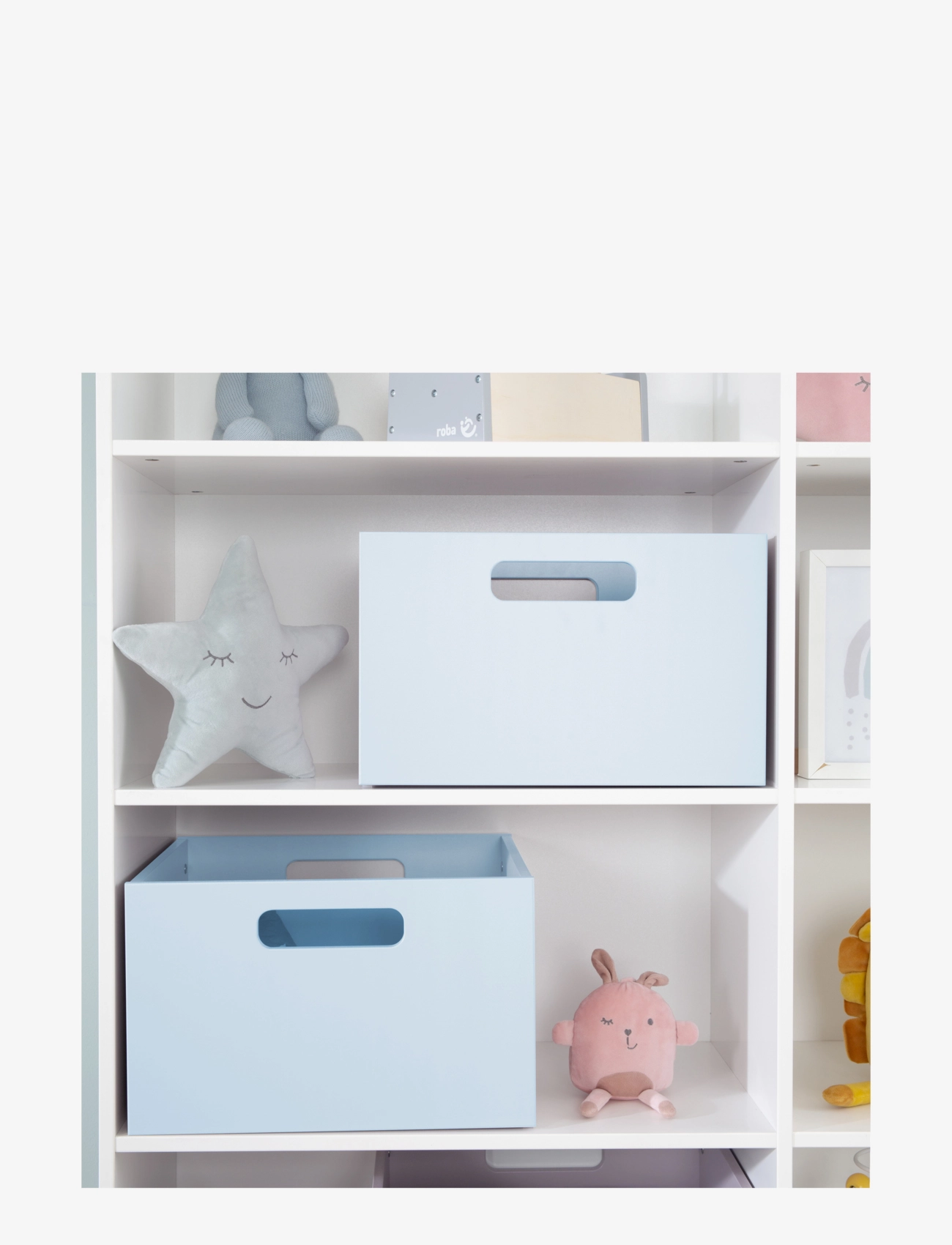 ROBA - Wooden Toy box - aufbewahrungsboxen - blue - 4
