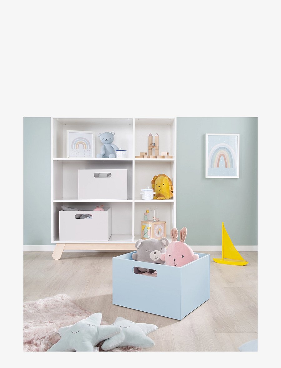 ROBA - Wooden Toy box - aufbewahrungsboxen - blue - 5