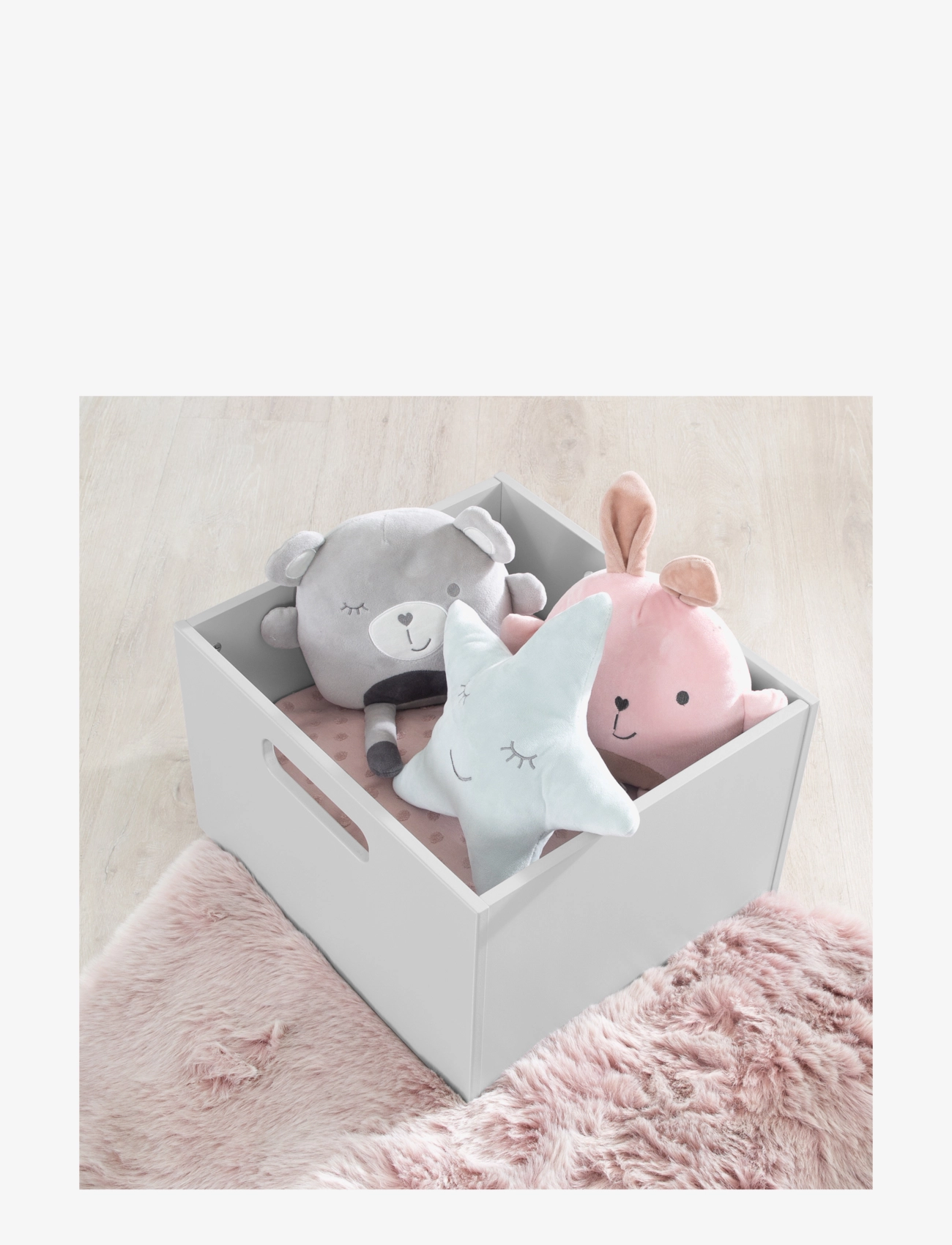 ROBA - Wooden Toy box - hoiukastid - grey - 3