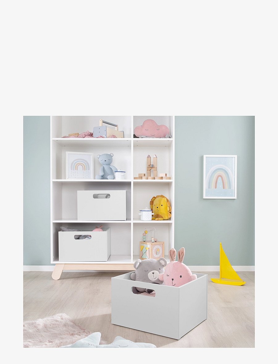 ROBA - Wooden Toy box - hoiukastid - grey - 5