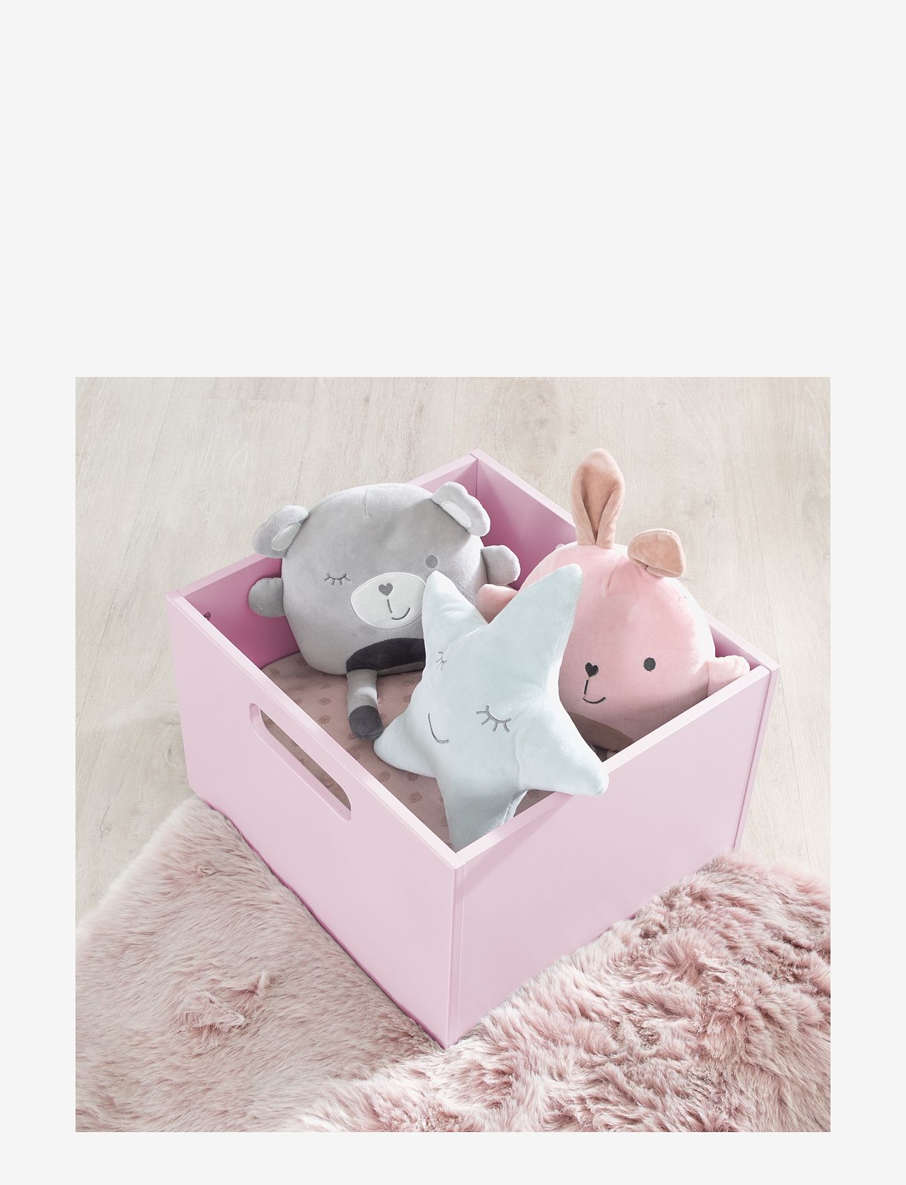 ROBA - Wooden Toy box - opbevaringskasser - pink - 3
