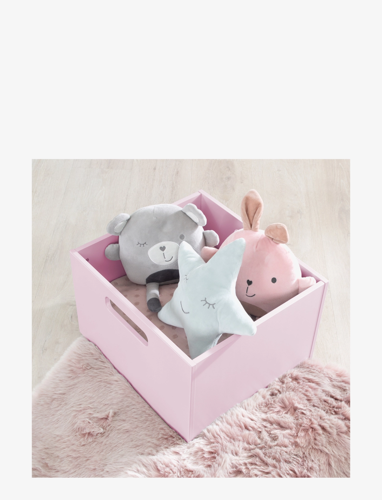 ROBA - Wooden Toy box - förvaringslådor - pink - 3