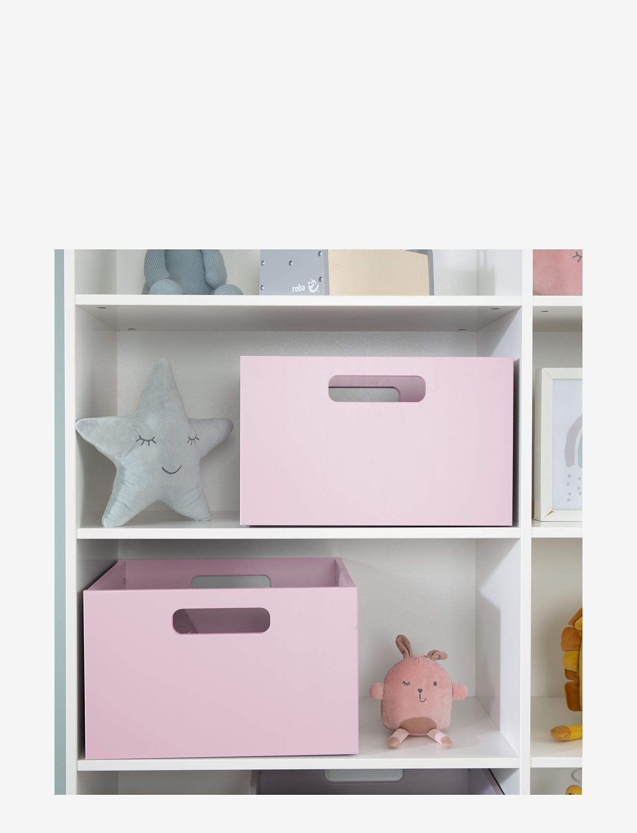 ROBA - Wooden Toy box - opbevaringskasser - pink - 4
