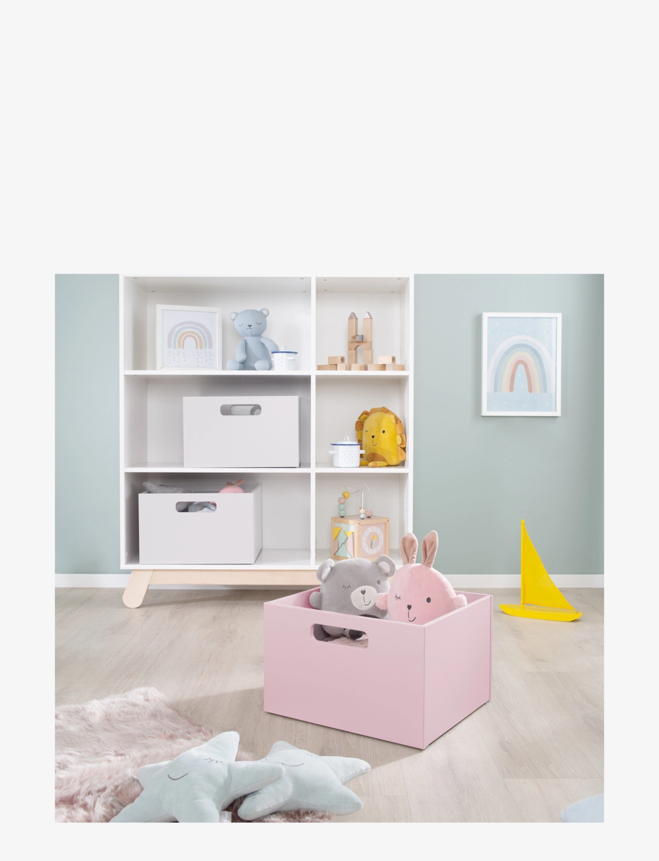 ROBA - Wooden Toy box - förvaringslådor - pink - 5