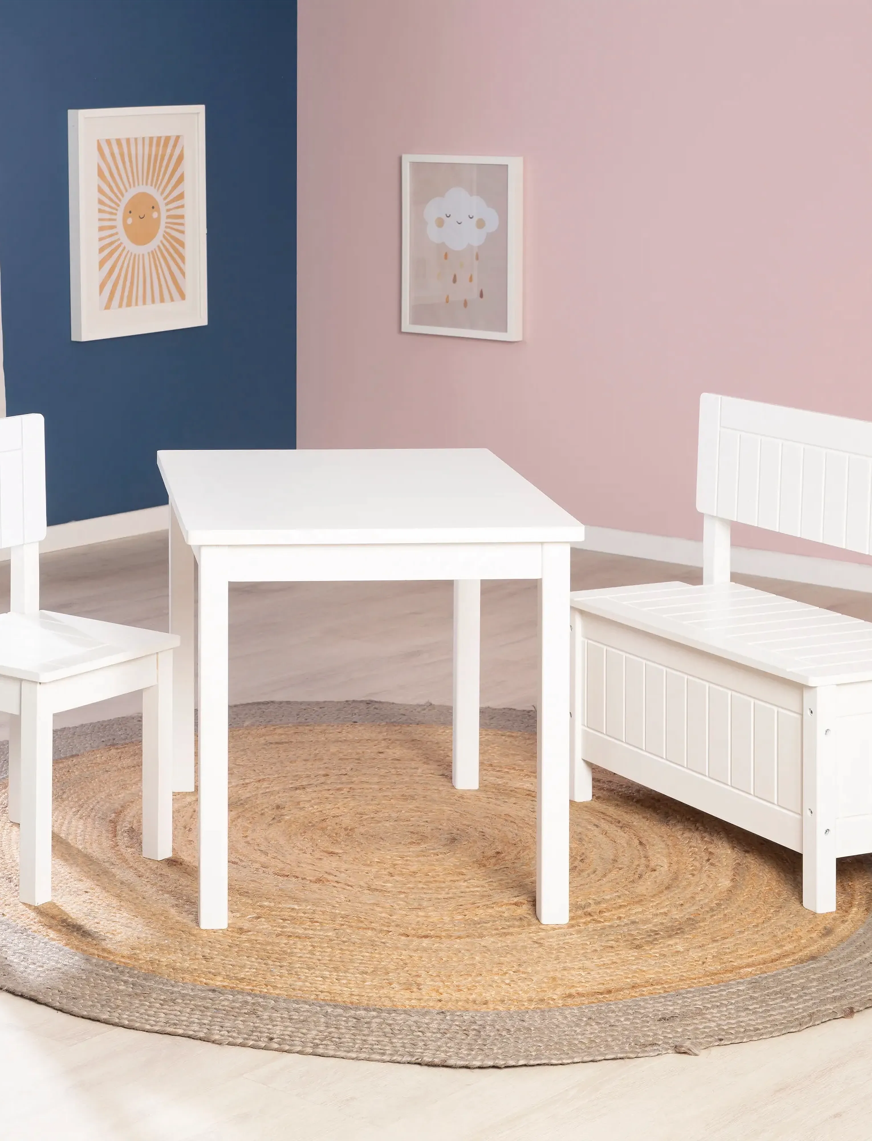 ROBA - Wooden Children's Table - tables - white - 4