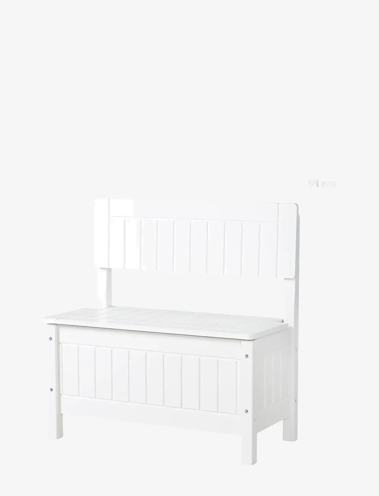 ROBA - Wooden Combination Children'S Chest and Bench - storage furniture - white - 1