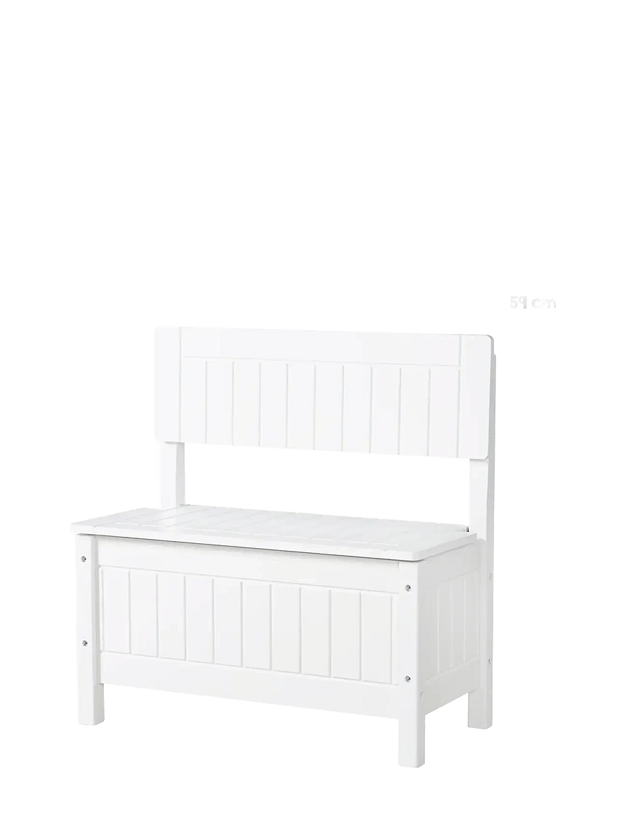 ROBA - Wooden Combination Children'S Chest and Bench - hoiumööbel - white - 1
