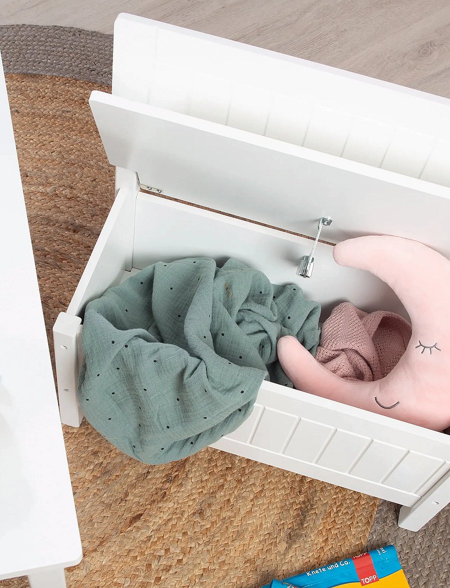 ROBA - Wooden Combination Children'S Chest and Bench - hoiumööbel - white - 5