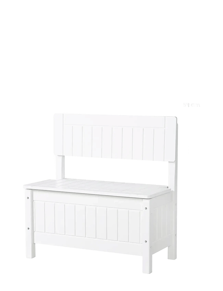 ROBA - Wooden Combination Children'S Chest and Bench - hoiumööbel - white - 3