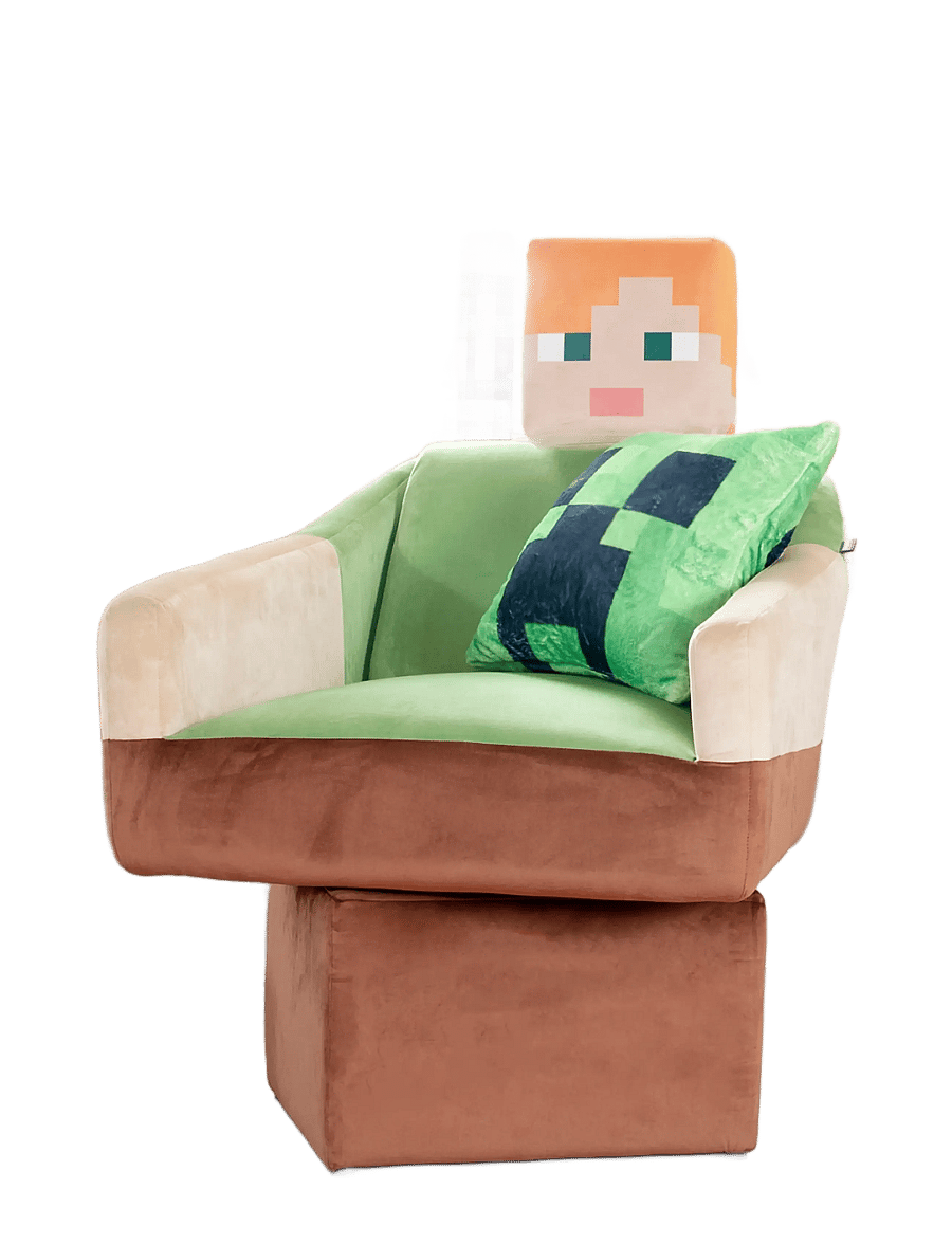 Minecraft - Alex Swivel Chair, with Armrests and Headrest - gamingmöbler - multicolor - 1