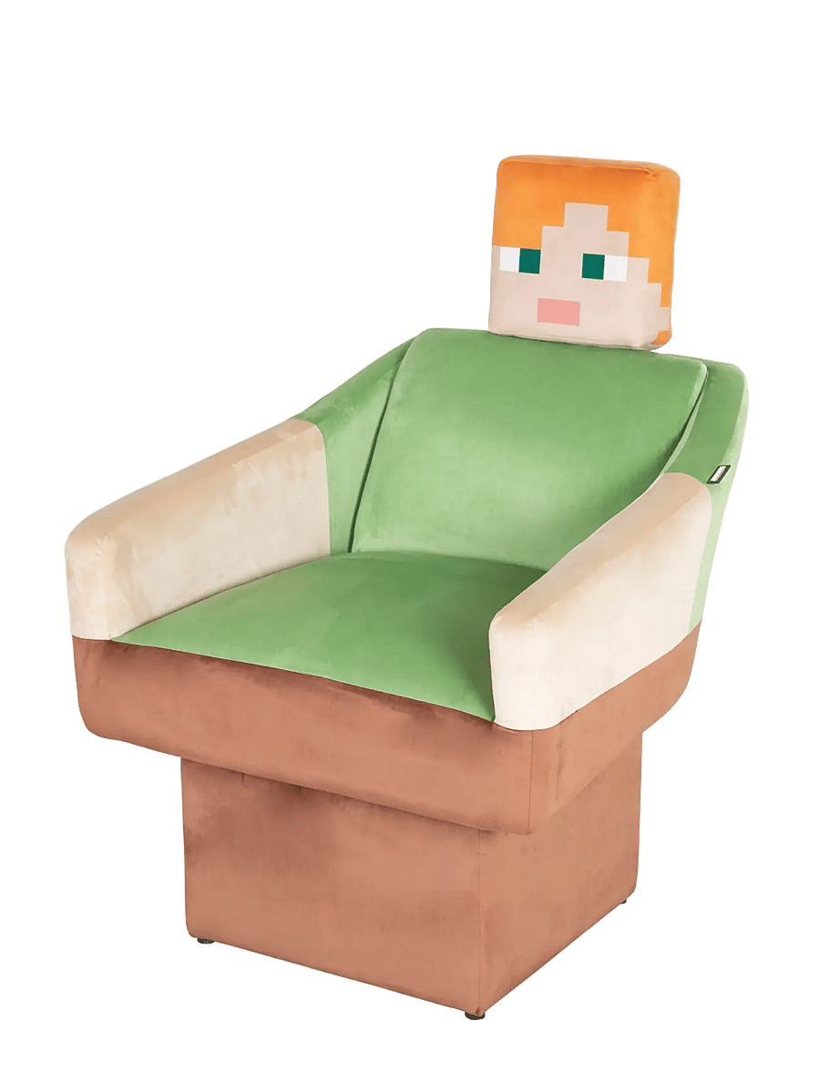Minecraft - Alex Swivel Chair, with Armrests and Headrest - gamingmöbler - multicolor - 2